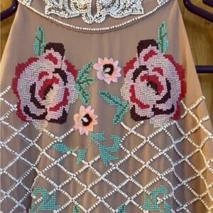 Embroidered & beaded dress